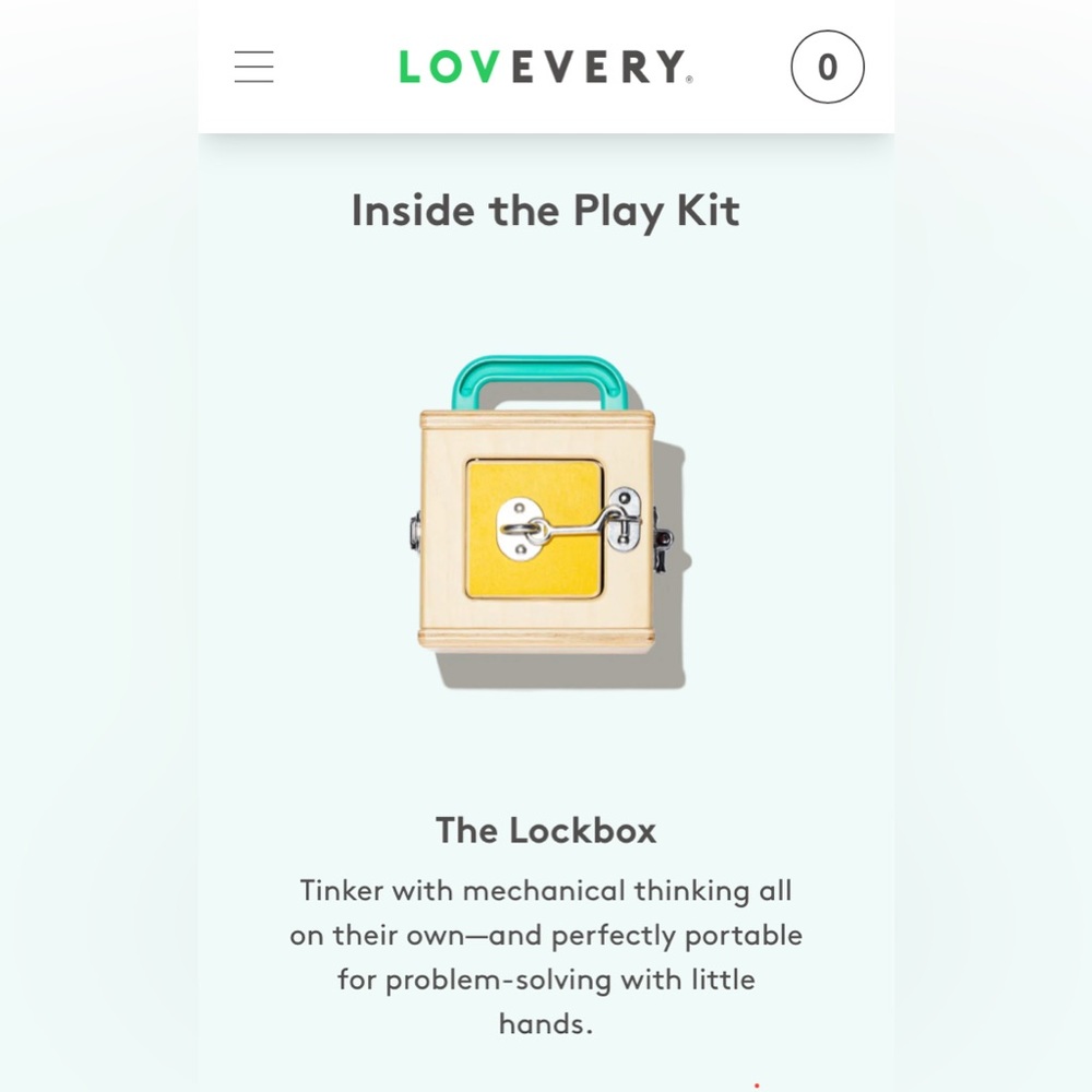 Lovevery Lockbox